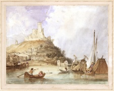 Napoleonas Orda. Beaucaire. 1839. Popierius, akvarelė. LMA Vrublevskių biblioteka